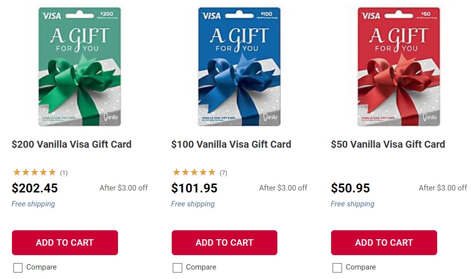 Expired Bj S Save 3 On 200 100 50 Visa Gift Cards Earn