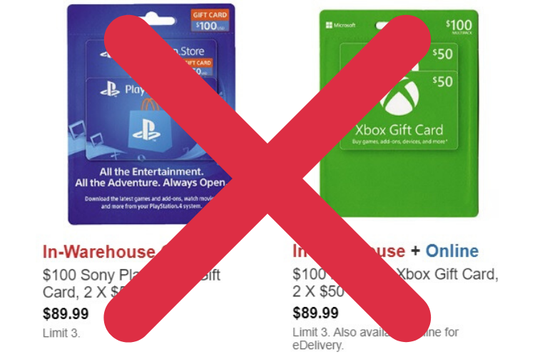 how to sell xbox gift card