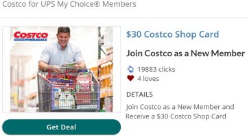 Costco Membership UPS My Choice