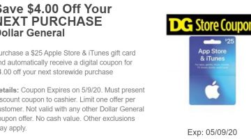 Dollar General iTunes Coupon