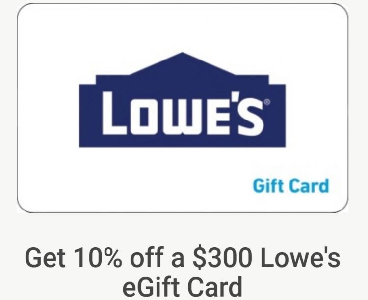 Expired Kroger Online Buy 300 Lowe S Gift Cards For 270 Limit - roblox gift card 10 kroger