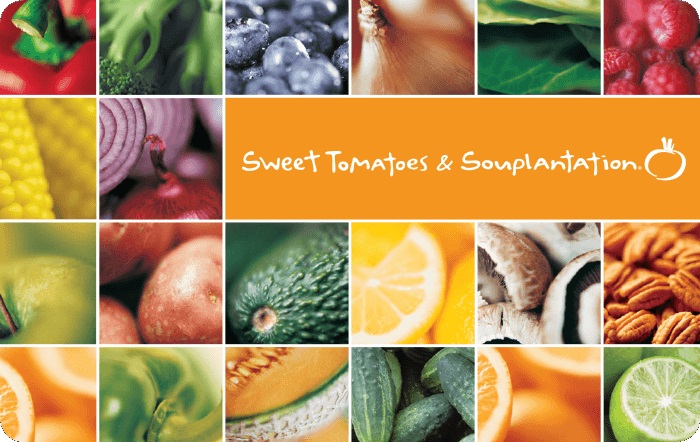 Souplantation & Sweet Tomatoes Gift Cards