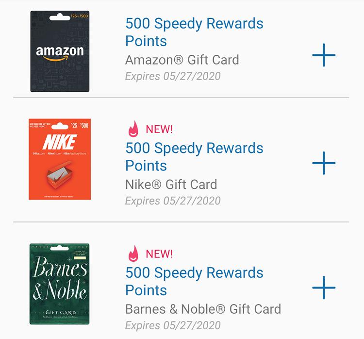 Speedway app gift card deals