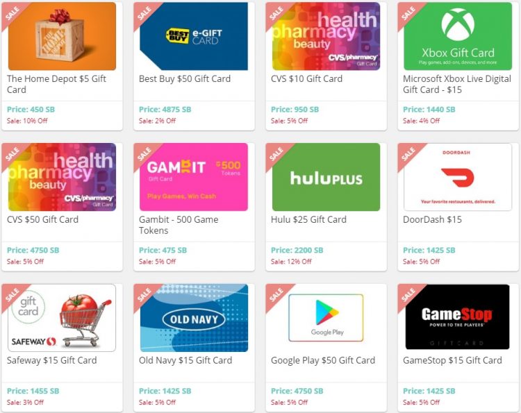 Expired Swagbucks Save On Select Gift Cards 10 Off Home Depot 3 Off Safeway Best Buy More Gc Galore - swagbucks roblox