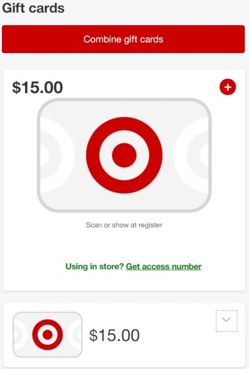 Target screenshot