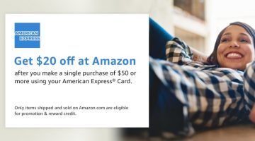 Amazon Spend $50 & Get $20 Off Next Order