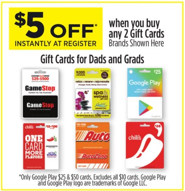 Expired Dollar General Buy 2 Select Gift Cards Save 5