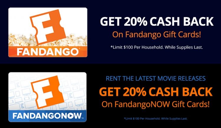 Expired Mygiftcardsplus Earn 20 Cashback On Fandango Fandangonow Gift Cards Separate Limits Gc Galore - expired newegg buy 25 roblox gift cards for 23 50 limit 3 ends 8 16 20 gc galore