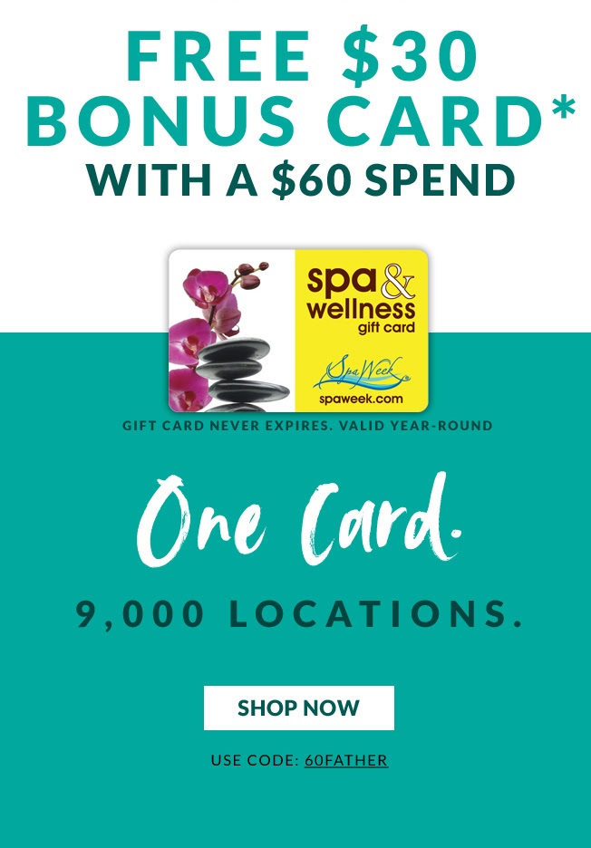 Expired Spa Week Buy 60 Spa Wellness Gift Card Get 30 Promo Card Free With Promo Code 60father Gc Galore - free roblox codes that never expire