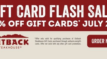 Outback Steakhouse 10% Off 07.02.20