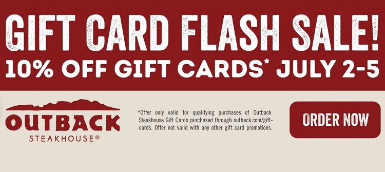 Outback Steakhouse 10% Off 07.02.20