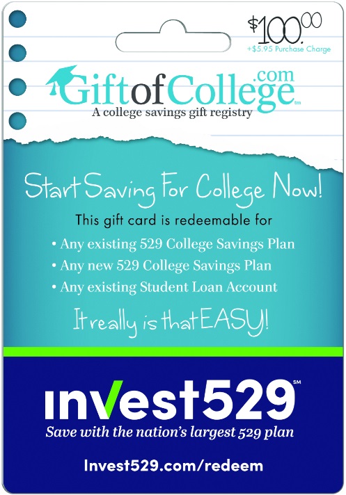 $100 Gift of College Gift Card.