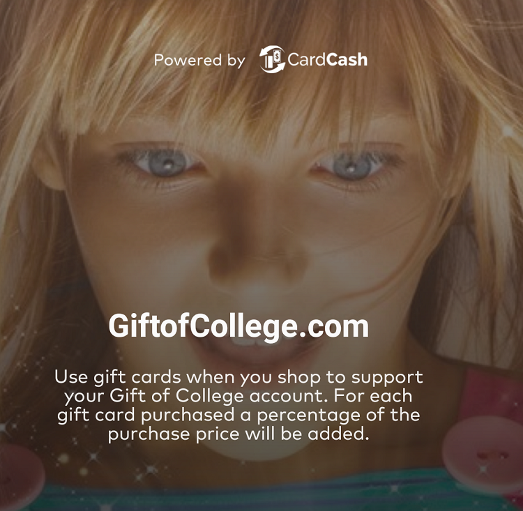 CardCash Gift of College Cashback For College