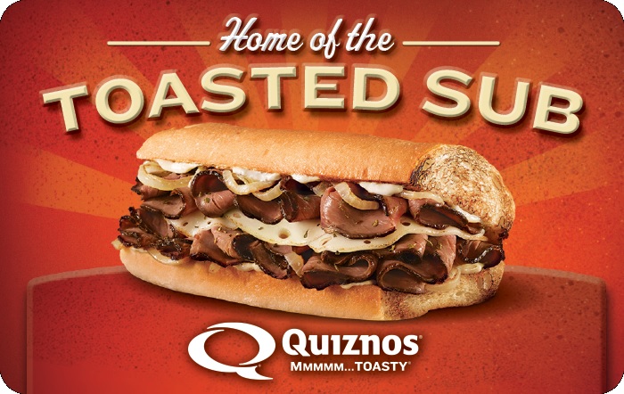 Quizno's Gift Card