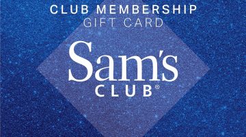 Sam's Club Membership Gift Card.