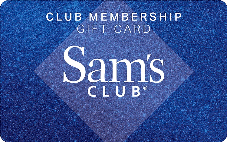Sam's Club Membership Gift Card.