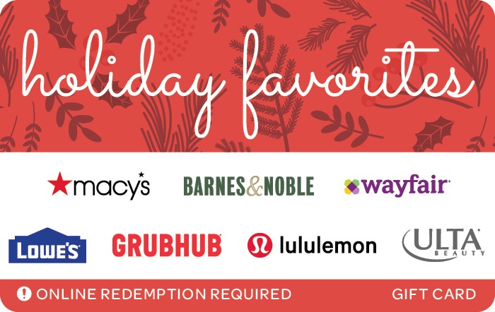Holiday Favorites Gift Card