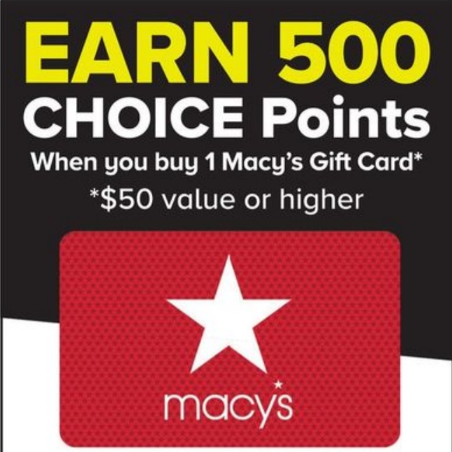 Expired Martin S Buy 50 Macy S Gift Card Get 500 Choice Points Gc Galore - 25 roblox gift card bjs wholesale club
