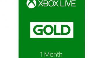 1 Month Xbox Live Gift Card