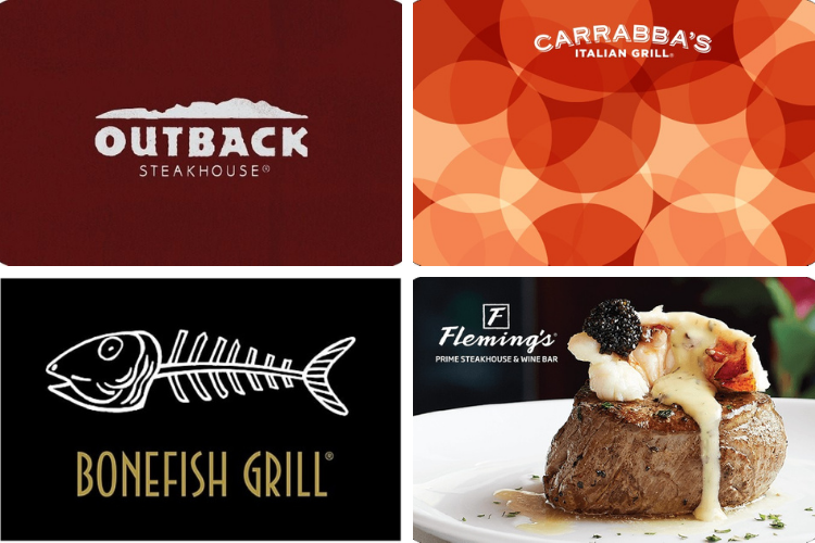 Bloomin' Brands gift cards featured image