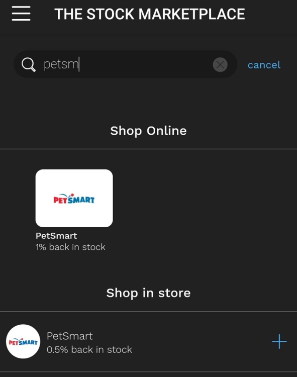 Bumped PetSmart Search