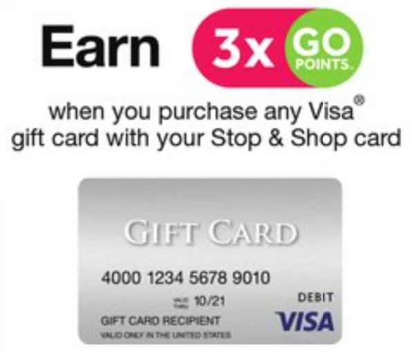  EXPIRED Giant Martin s Stop Shop Earn 3x Points On Visa Gift Cards 