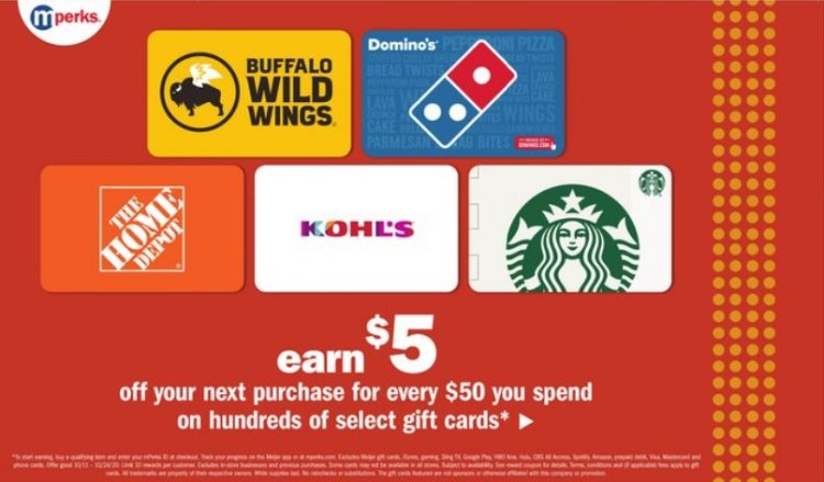Meijer Earn 5 Reward For Every 50 Spent On Gift Cards Limit 10 Expires 10 24 20 Gc Galore - roblox gift card $5