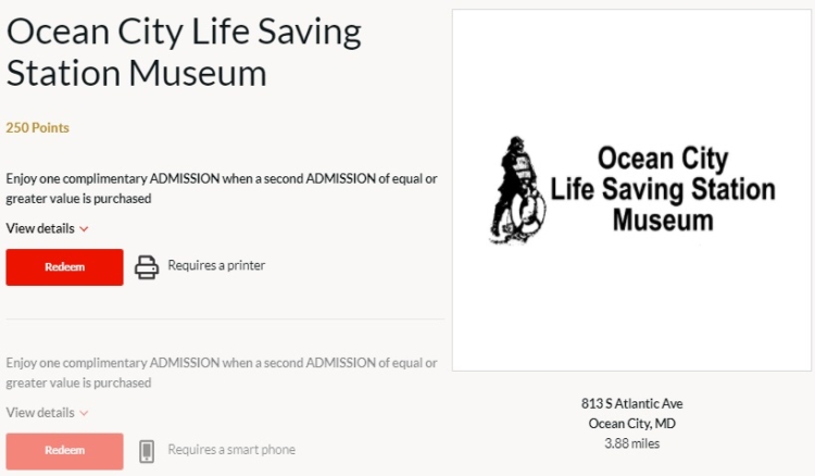 AARP Rewards Local Offers Ocean City Life Saving Station Museum