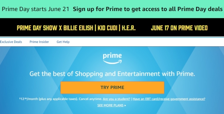 Amazon Prime Day June 21-22, 2021