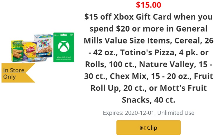 xbox gift card discount