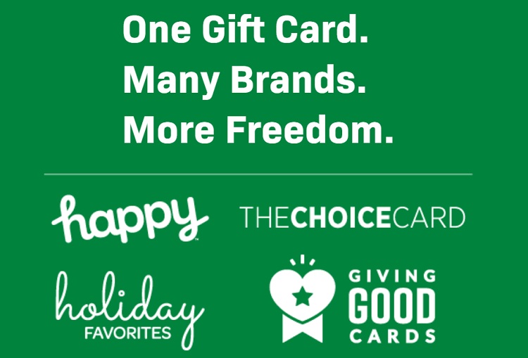 Happy Giving Good Choice Holiday Favorites Gift Cards