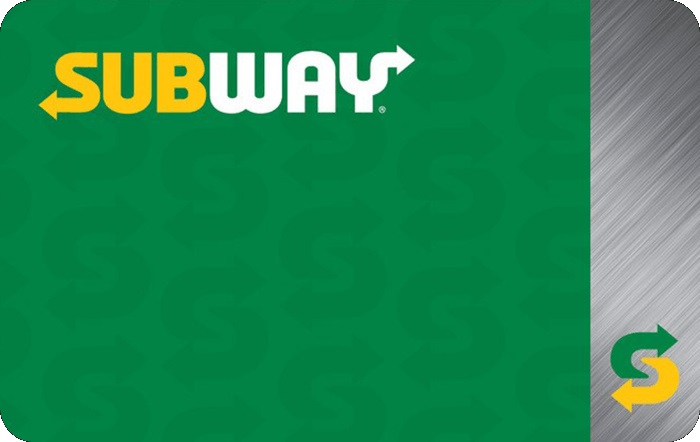 Subway Gift Card