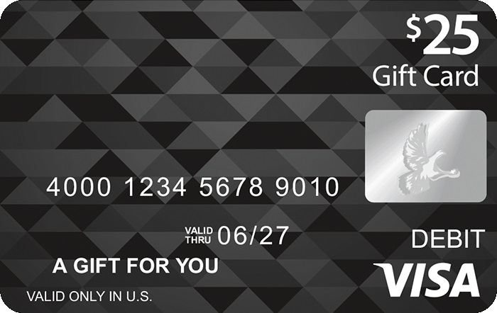 $25 Visa Gift Card