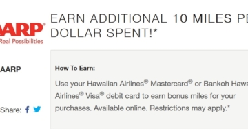 AARP Hawaiian Airlines Mastercard