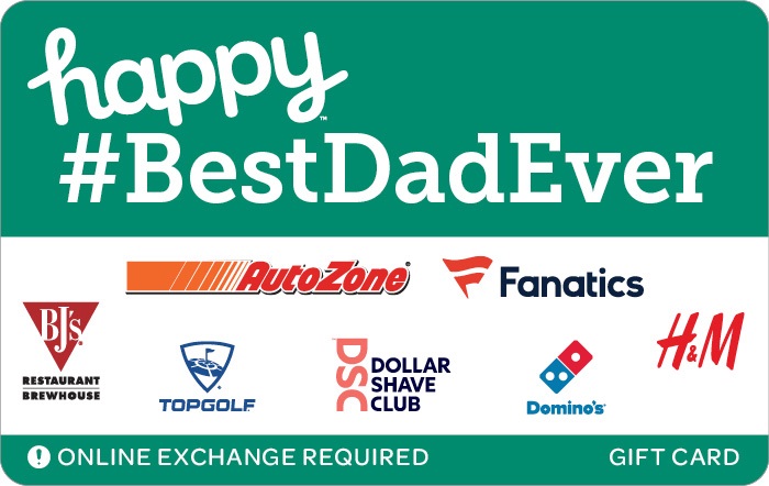 Happy BestDadEver Gift Card