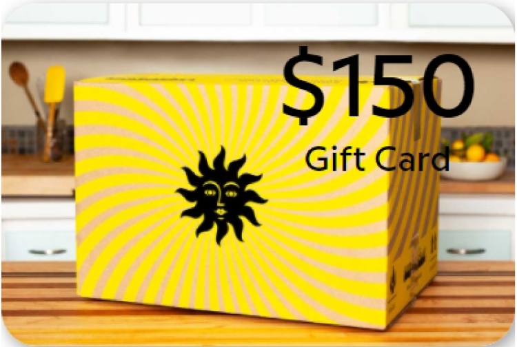 $150 Sun Basket Gift Card