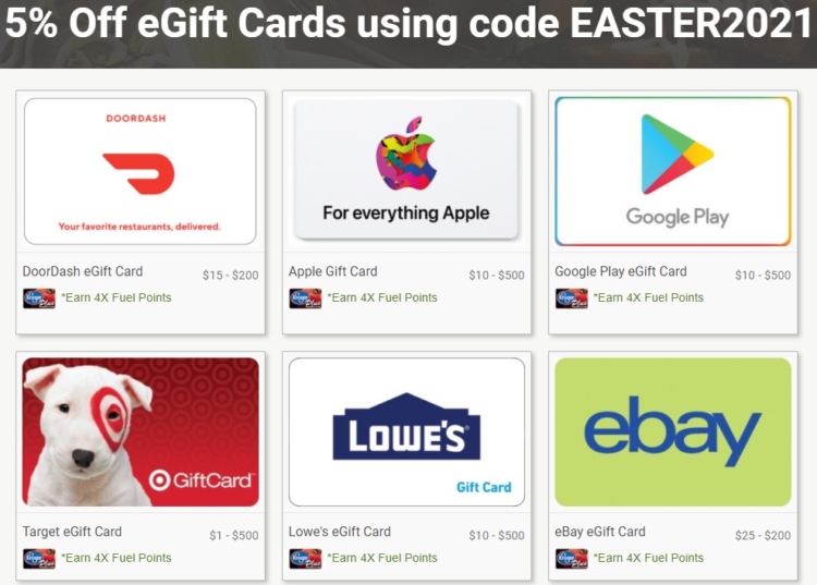 Expired Kroger Online Save 5 On Gift Cards With Promo Code Easter2021 Home Depot Ebay Target Etc Gc Galore - target promo codes for gift cards roblox