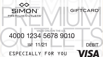 Simon Visa Gift Card