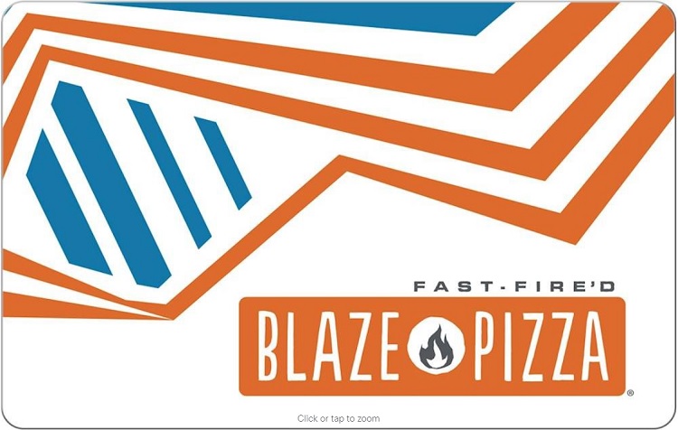 Blaze Pizza Gift Card