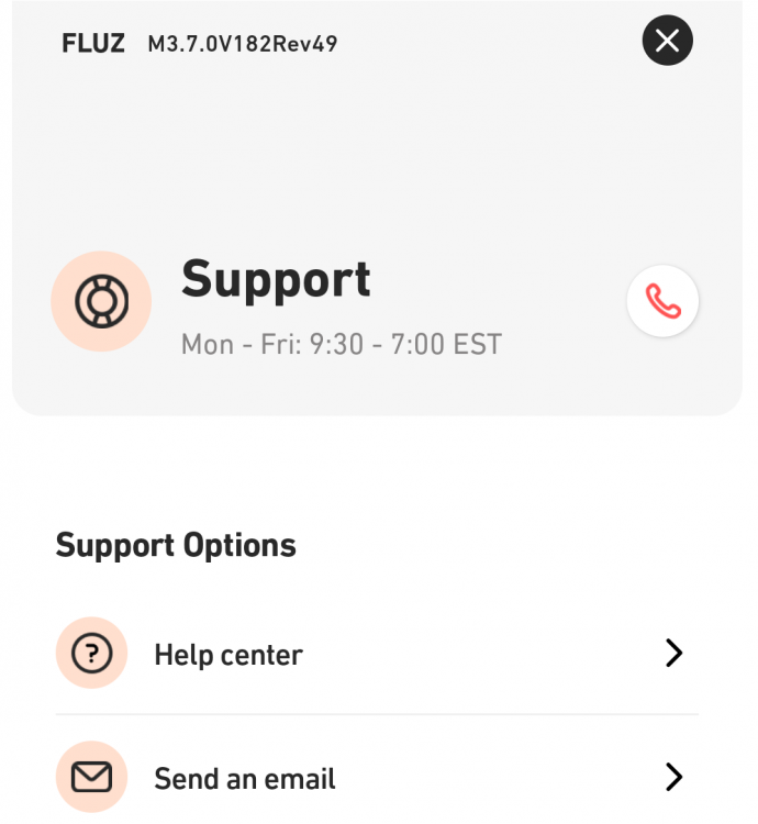 Fluz app - Help page