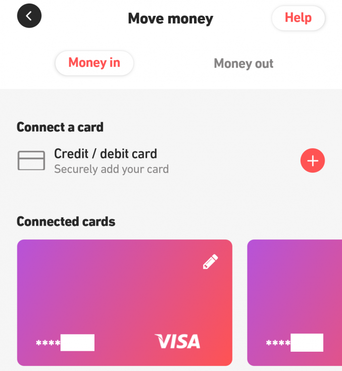 Fluz app - Payment methods