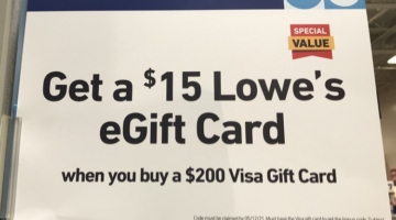 Lowe's VGC offer