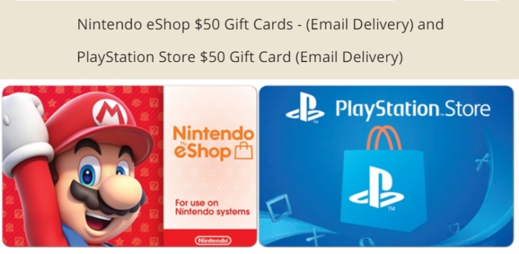 Newegg Nintendo eShop PlayStation Store