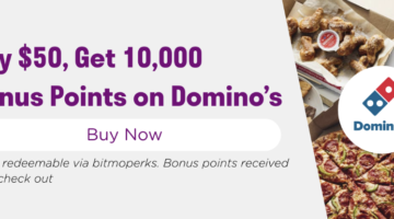 Bitmo Domino's promo code DOM10KBONUS