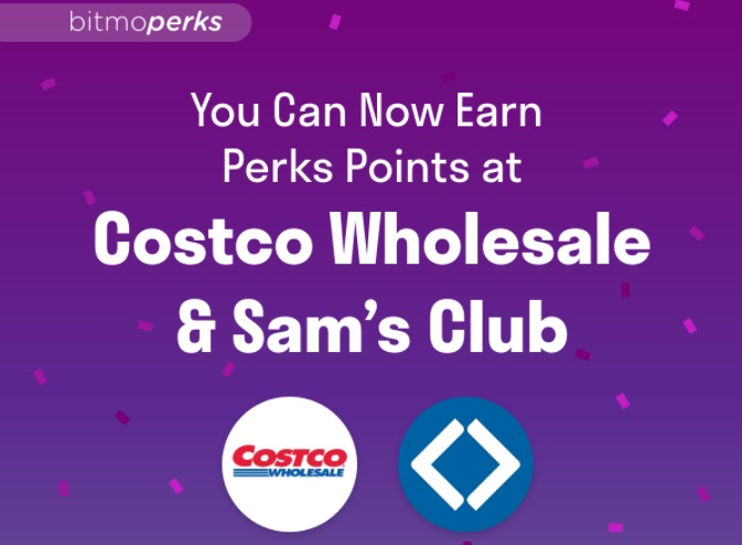 BitmoPerks Costco Sam's Club