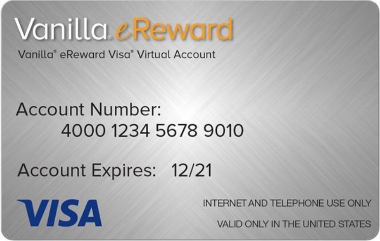 Newegg Vanilla eReward Visa