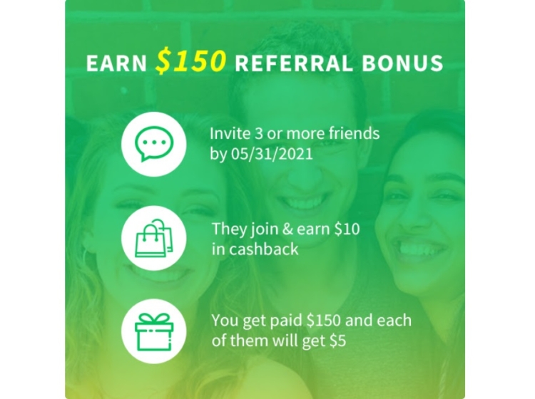 RebatesMe $150 Referral Bonus