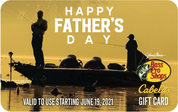 Bass Pro Shops Cabela's Father's Day Gift Card