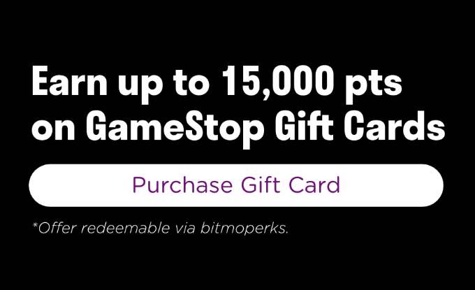 Bitmo GameStop 150x Perk Points