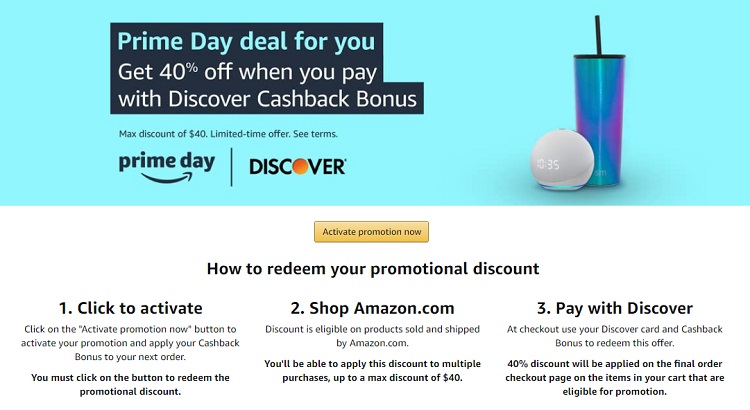 Expired Amazon Get 30 40 Off Up To 100 When Paying With At Least 1 Discover Point Gc Galore